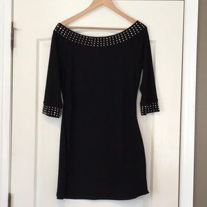 White House black market black dress medium m